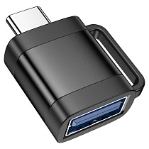Адаптер Type-C to USB HOCO UA31C, черный