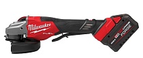 Аккумуляторная болгарка Milwaukee 3670-22 M18 FUEL Braking Grinder Kit, черный/красный