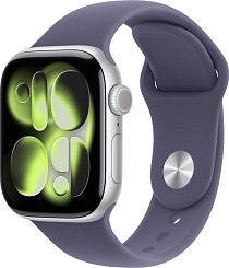 Apple Watch Series 11 46mm Silver Aluminum Case with Sport Band Fog (MEVA4)