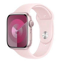 Apple Watch Series 9 41mm Pink Aluminum Case with Sport Band, Pink