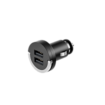 АЗУ Deppa 2 USB 2.1А, Ultra (11204), черный