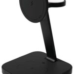 Беспроводная зарядная станция VLP MagSafe Unity Power 3в1 для Apple iPhone/AirPods/Watch, черный титан (1092007)