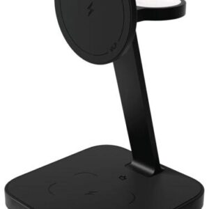 Беспроводная зарядная станция VLP MagSafe Unity Power 3в1 для Apple iPhone/AirPods/Watch, черный титан (1092007)
