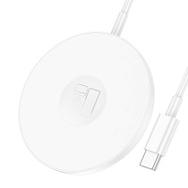 Беспроводное зарядное устройство HOCO CW50 15W Fast 3-в-1, белый
