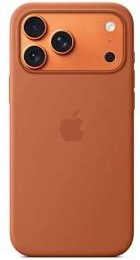 Чехол Apple Silicone Case с MagSafe для iPhone 17 Pro, коричневый (Terra Cotta) MGFJ4FE/A