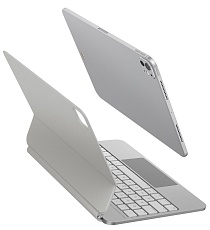 Чехол-клавиатура Uniq VENNO Pro Magnetic Keyboard для iPad Pro 11 (2024/25), белый