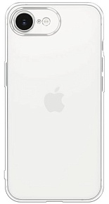 Чехол силиконовый для iPhone 16e/17e, прозрачный