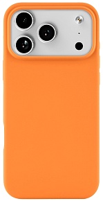Чехол uBear Touch Mag Case с MagSafe для iPhone 17 Pro (силикон, софт-тач), оранжевый (CS561OR63PTH-I25M)