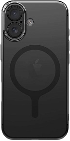 Чехол Uniq AirSuit с MagSafe для iPhone 17, прозрачный черный (IP6.3(2025)-ASMGSMK)
