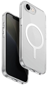 Чехол UNIQ LifePro с Magsafe для iPhone 16e/17e, прозрачный (IP16E(2025)HYB-LPRMCLR)