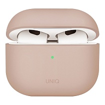 Чехол Uniq Lino Liquid silicone для AirPods 4, розовый (AIRPODS(2024)-LINOPNK)