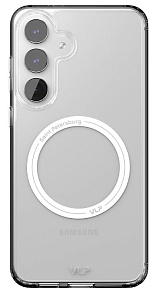 Чехол VLP Crystal Case MagSafe для Samsung S25 FE, прозрачный (1052054)