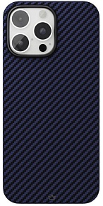 Чехол VLP Kevlar Case с MagSafe для iPhone 16 Pro, темно-синий (1058033)