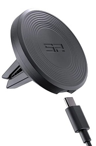 Держатель на решетку радиатора авто с беспроводной зарядкой SP Connect Vent Mount SPC+ NEW, черный