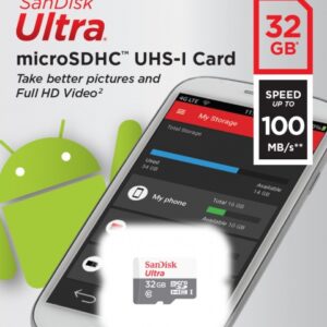 Карта памяти SanDisk Ultra microSDHC 32 ГБ Class 10 UHS-I без адаптера (SDSQUNR-032G-GN3MN)