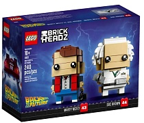 Конструктор LEGO BrickHeadz 41611 Марти Макфлай и Доктор Браун