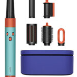 Мультистайлер Dyson Airwrap i.d. Straight+Wavy HS08 для прямых и волнистых волос, Ceramic Patina/Topaz (Керамическая Патина/Топаз) 533813/533804