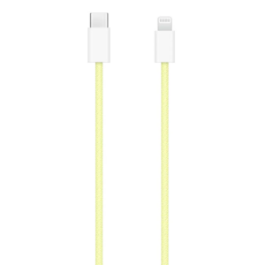 Плетеный кабель Apple Lightning to USB-C, 1 м, желтый