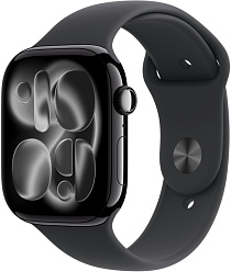 Ремешок Apple Watch 46мм Sport Band, Black S/M (MXM23)