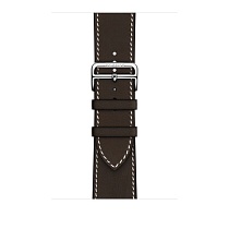 Ремешок Apple Watch Hermès - 45mm Single Tour Deployment Buckle, Ebène