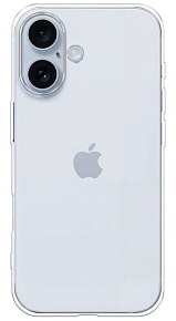 Силиконовый чехол для iPhone 17, прозрачный