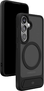 Силиконовый чехол VLP Reels Case с MagSafe для Galaxy S25, черный (10525009)