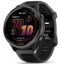 Смарт-часы Garmin Forerunner 570 47mm, Schwarz/Schiefergrau Aluminium (010-02971-00)