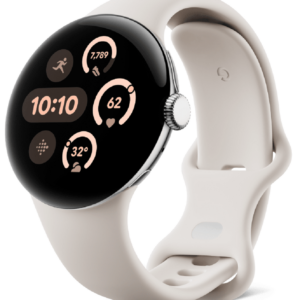 Смарт-часы Google Pixel Watch 3 41mm Polished Silver Aluminum Case/Porcelain Active Band