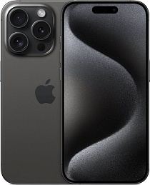 Смартфон Apple iPhone 15 Pro eSim 128GB, Black Titanium (черный)