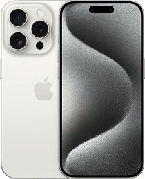 Смартфон Apple iPhone 15 Pro eSim 1TB, White Titanium (белый)
