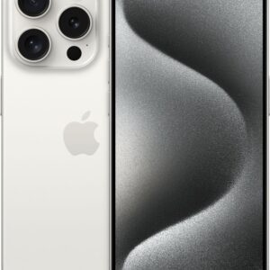 Смартфон Apple iPhone 15 Pro eSim 256GB, White Titanium (белый)