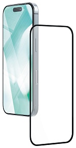 Стекло защитное 2.5D VLP M-Glass для iPhone 16 Pro, черная матовая рамка (1061105)