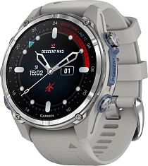 Умные часы Garmin Descent Mk3 43mm, серебристый (010-02753-03)