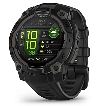 Умные часы Garmin Instinct 3 45mm Amoled Black with Black Band (010-02936-00), черный