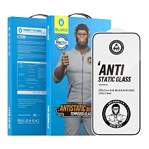 Защитное стекло BlueO Anti-Static для iPhone 17 Air, черный (NPB1-17-6.6)